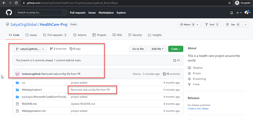 Managing Files On GitHub Using Git Bash 📥📤 In Real-Time Scenario - Removing A Specific File From Pull Request
